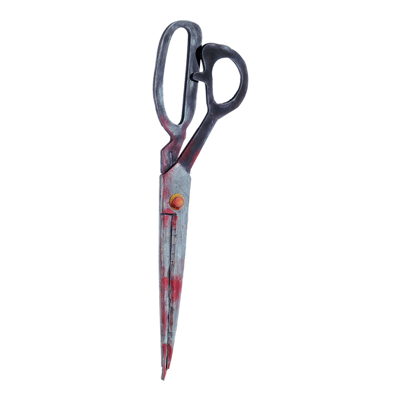 Scissors with blood, 82x25cm, can be opened, foam