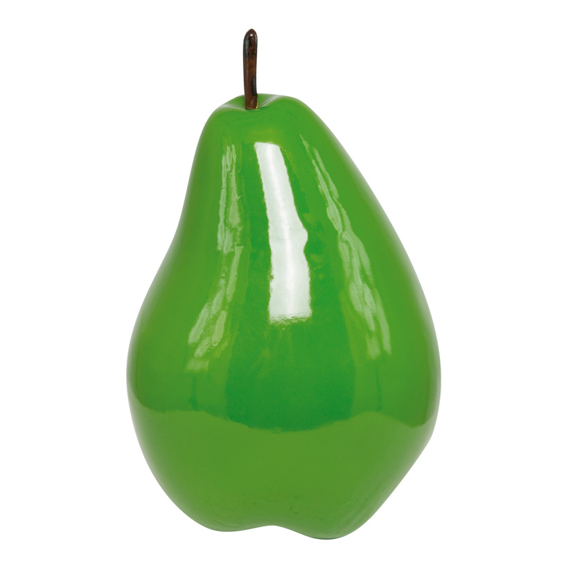 Pear with stem, 12x22cm, styrofoam, high gloss