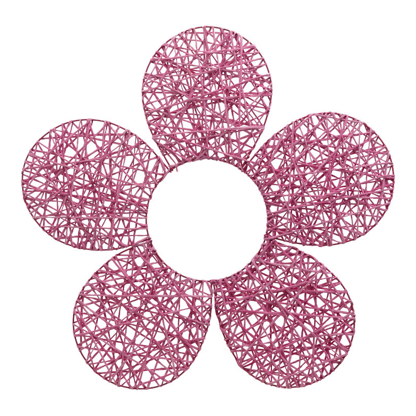 Blume, 60cm aus Papier/Draht, flach