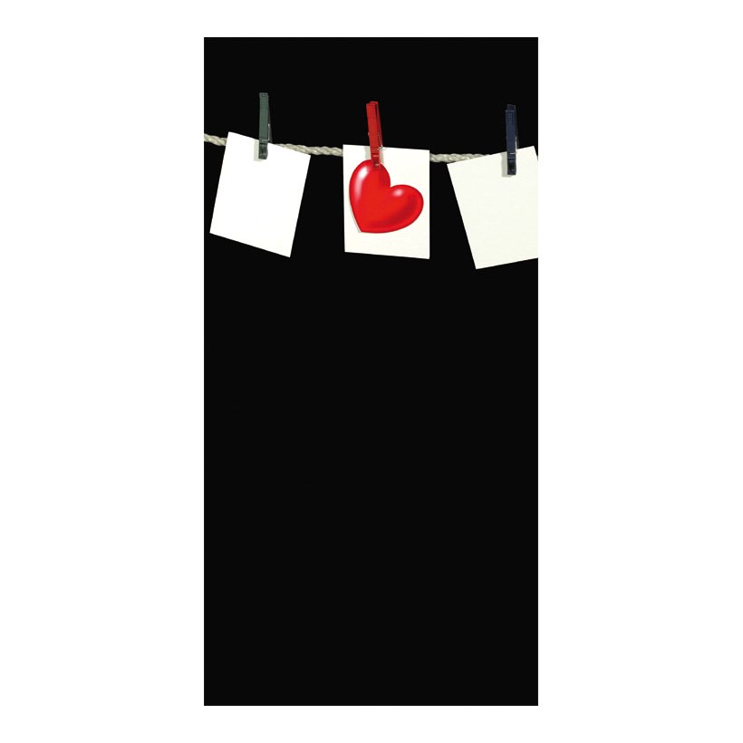 # Banner "Heart on a leash", 180x90cm fabric