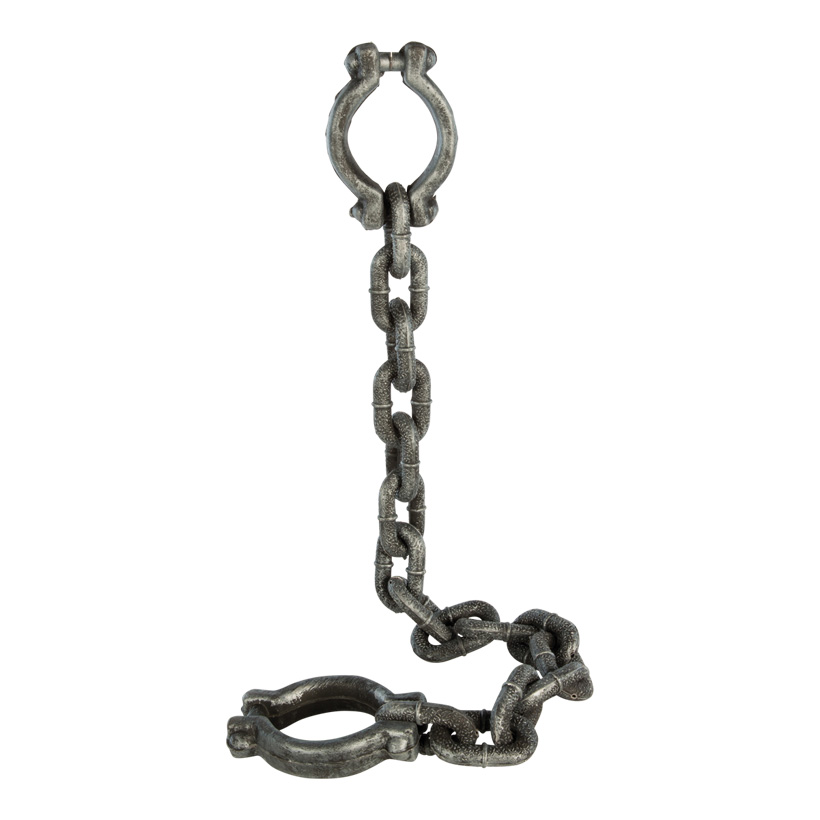 Chain with handcuffs, 92x10cm, plastic