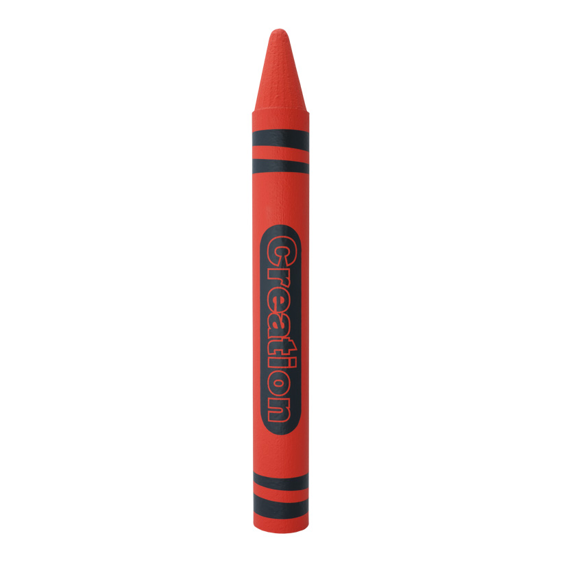 # Crayon de cire, 80x9cm en polystyrène, autoportant