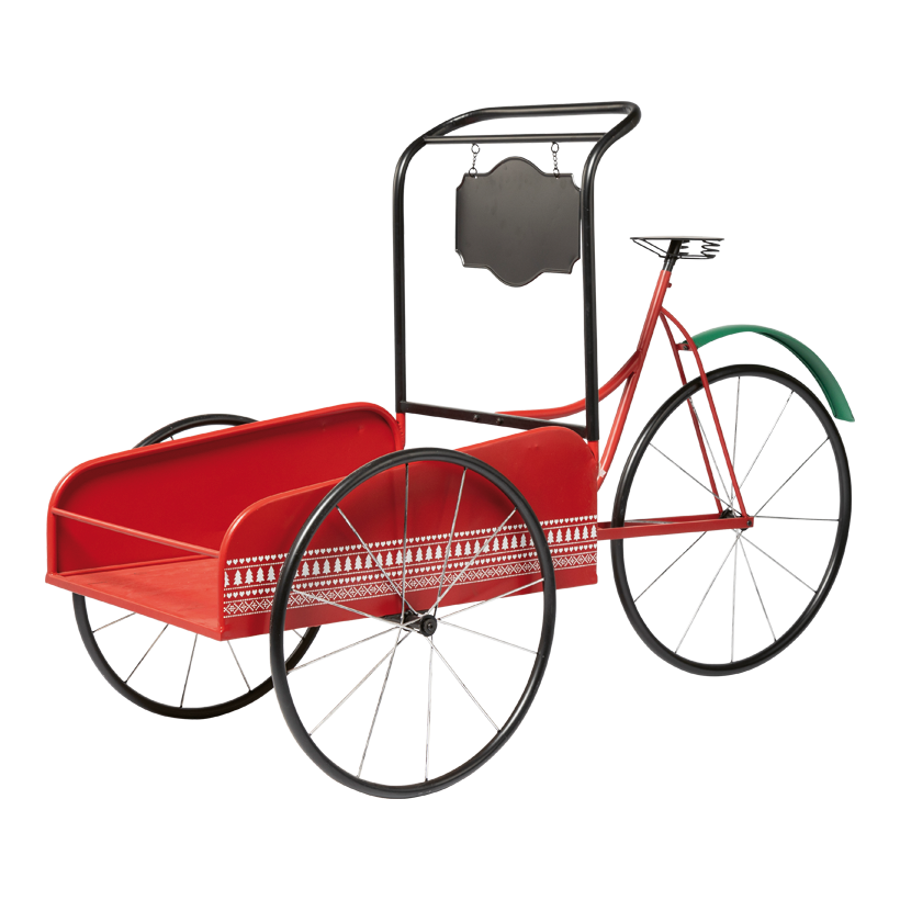 Cargo bike, 162x64x103,5cm out metal, incl. assembly instructions, for assembly
