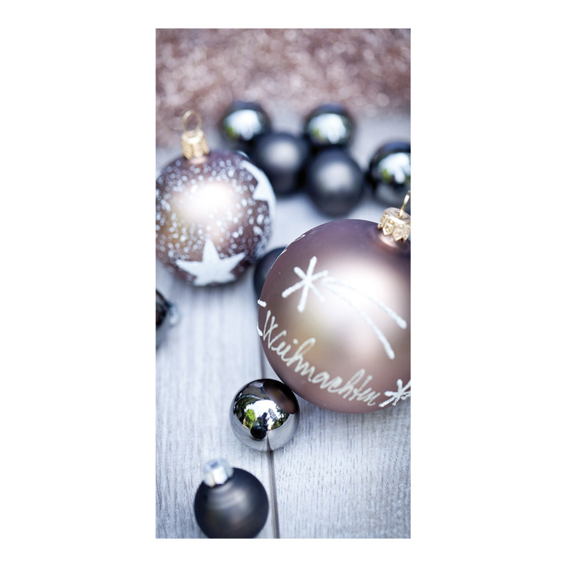 Banner Christmas Balls, 80x200cm fabric