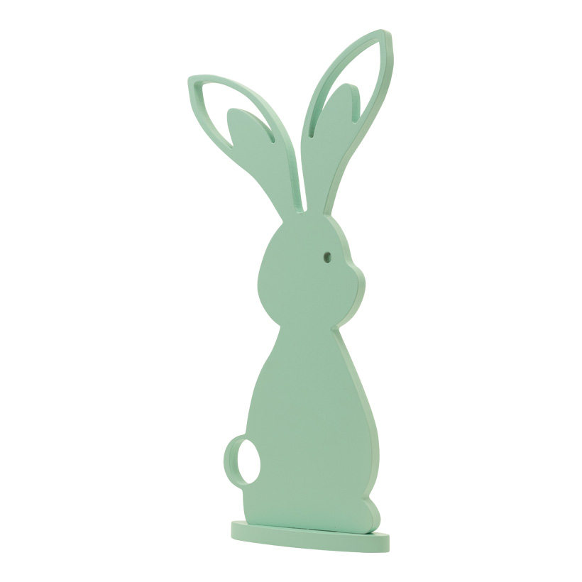 Lapin sur plaque de base 38x13cm Dicke12mm, en MDF