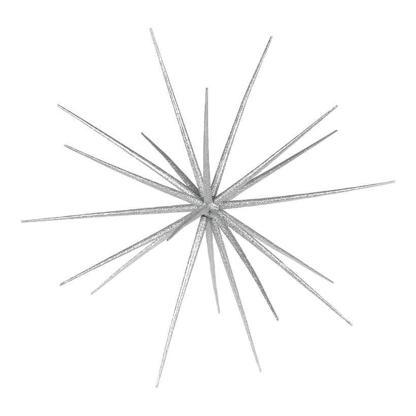 Sputnikstern, Ø 38cm, zum Zusammensetzen, aus Kunststoff, mit Glitter