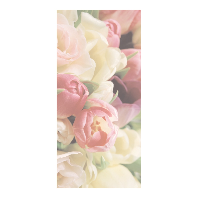 # Motivdruck "Soft Tulips", 80x200cm Stoff