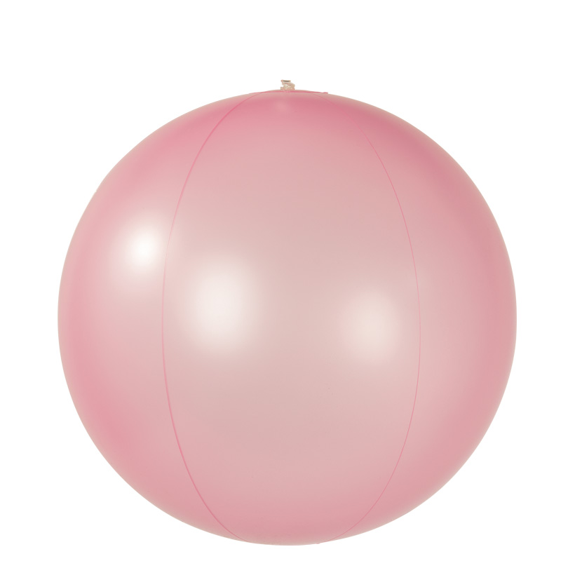 Ballon de plage, Ø 40cm en PVC, gonflable, semi-transparent