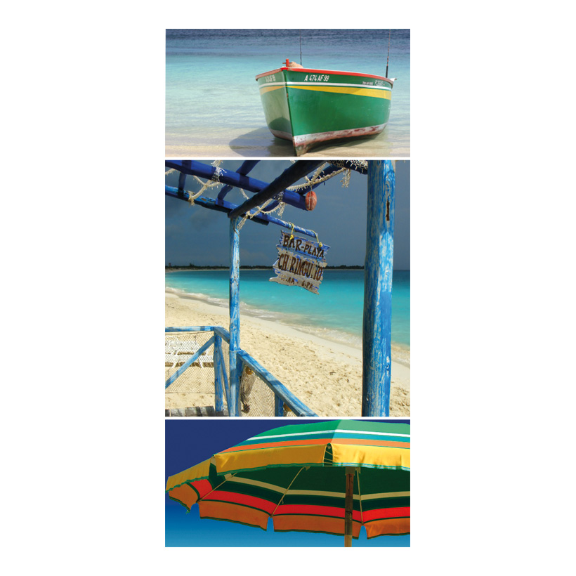 Banner Caribbean Inspirations, 80x200cm fabric