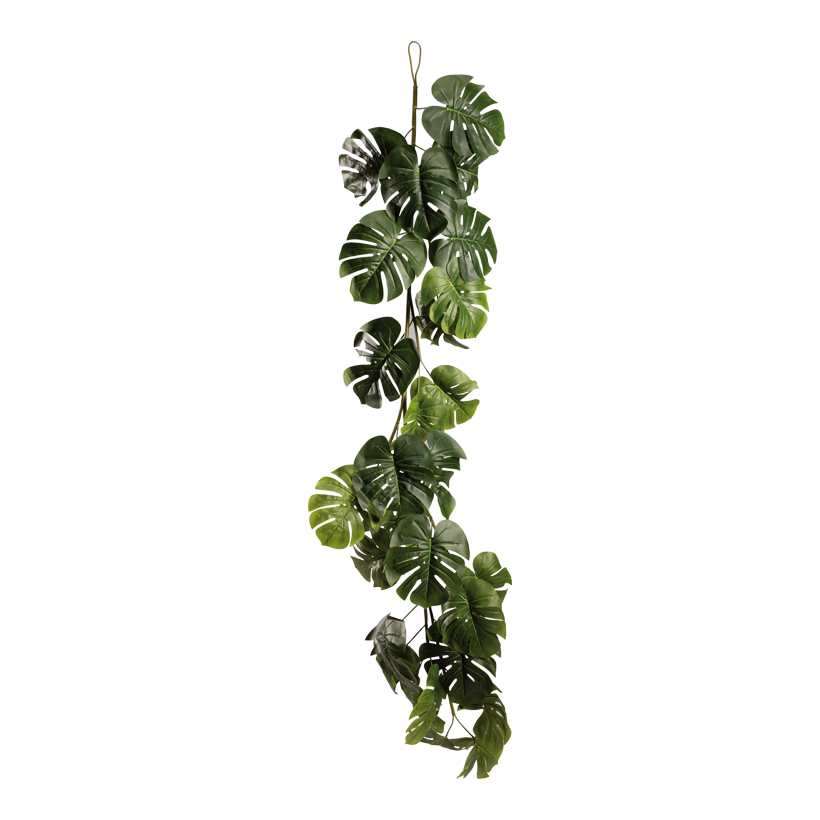 Monstera Girlande, 200cm aus Kunststoff