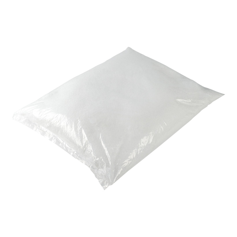 Artificial snow, Ø 5mm, 5000 g/bag, for scattering, for ca. 6,5 m²