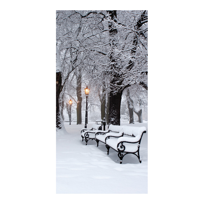 # Banner "Park in Winter", 80x200cm fabric