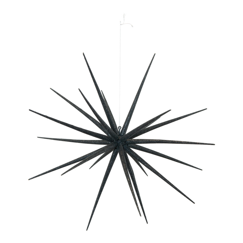Sputnikstern, Ø 38cm aus Kunststoff, mit Glitter, zum Zusammensetzen