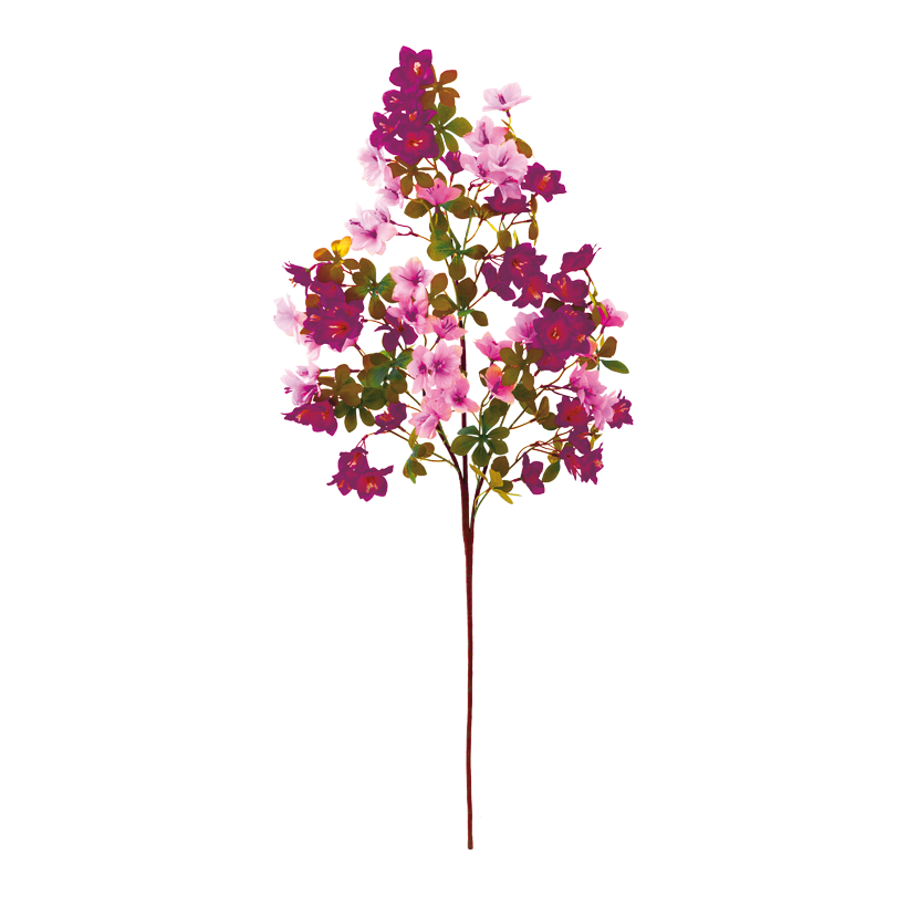 Azalea twig, 90cm Stiel: 36cm out of plastic/artifcial silk, flexible