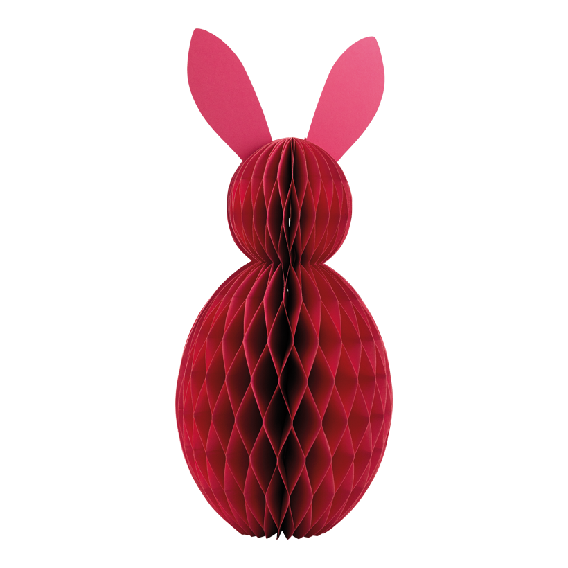 Honeycomb Easter rabbit, 60cm out of kraft paper, foldable, with magnetic closure
