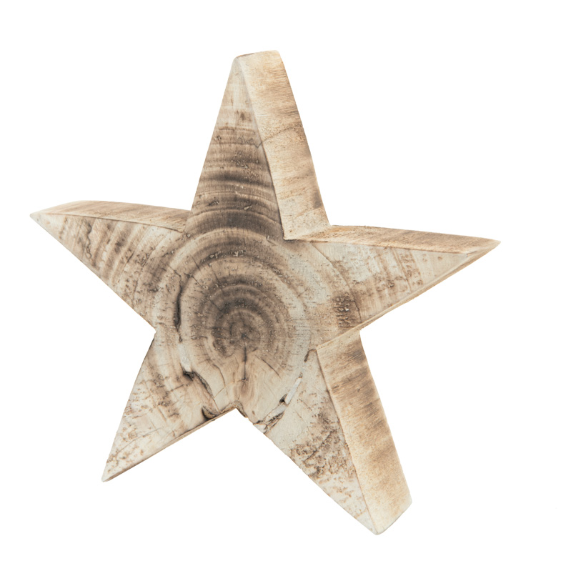 Stern, 20x20x4cm aus Holz, selbststehend
