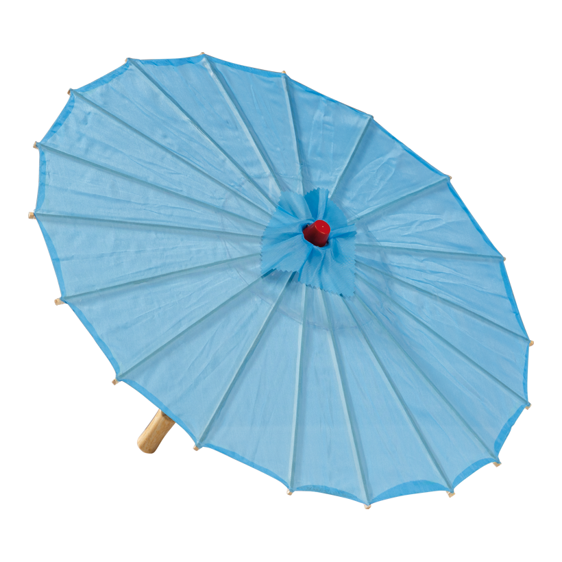 Parasol, Ø 56cm en nylon/bambou, pour l'intérieur & l'extérieur
