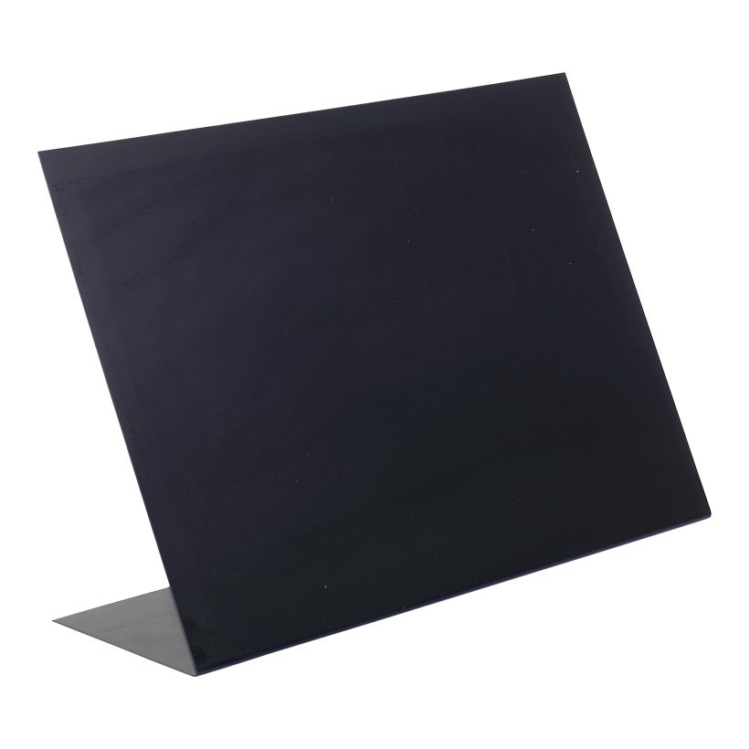 # L-shaped display, 15x21cm plastic