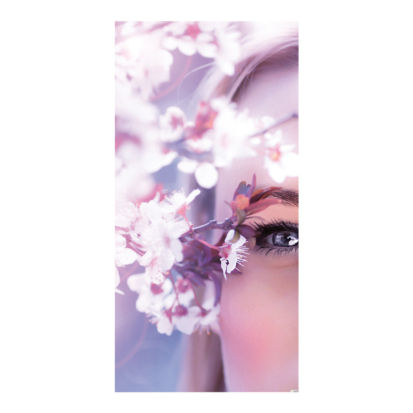Motivdruck Kirschblüten, 80x200cm Stoff