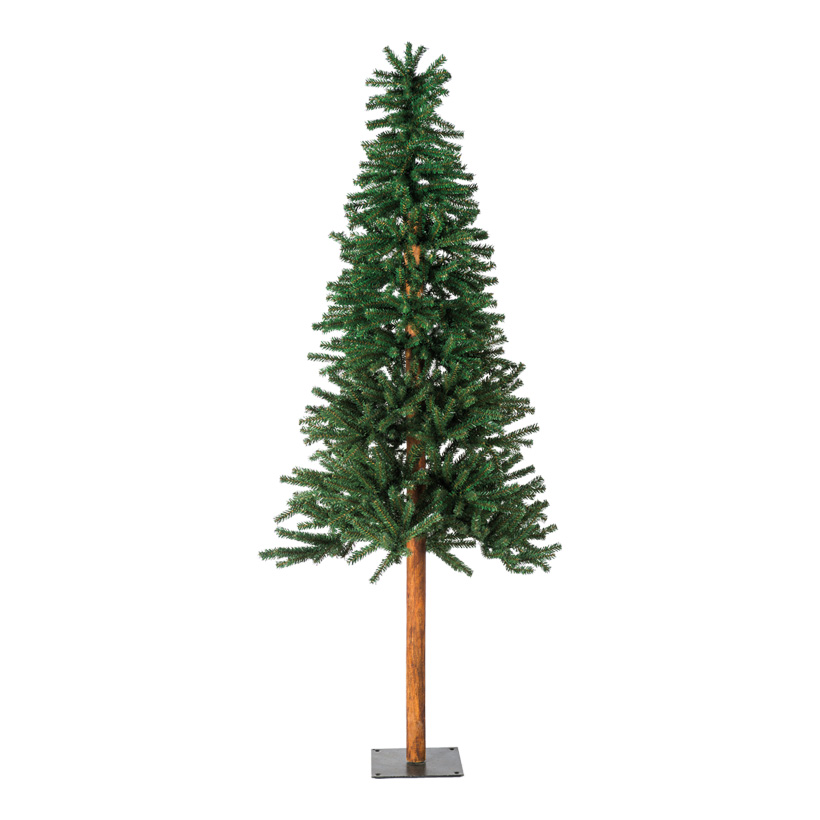 Tannenbaum, 180cm Ø70cm schlank, mit Metallfuß, 863 Tips, mehrteilig