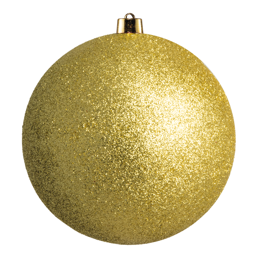 Christmas ball, gold glitter, Ø 25cm