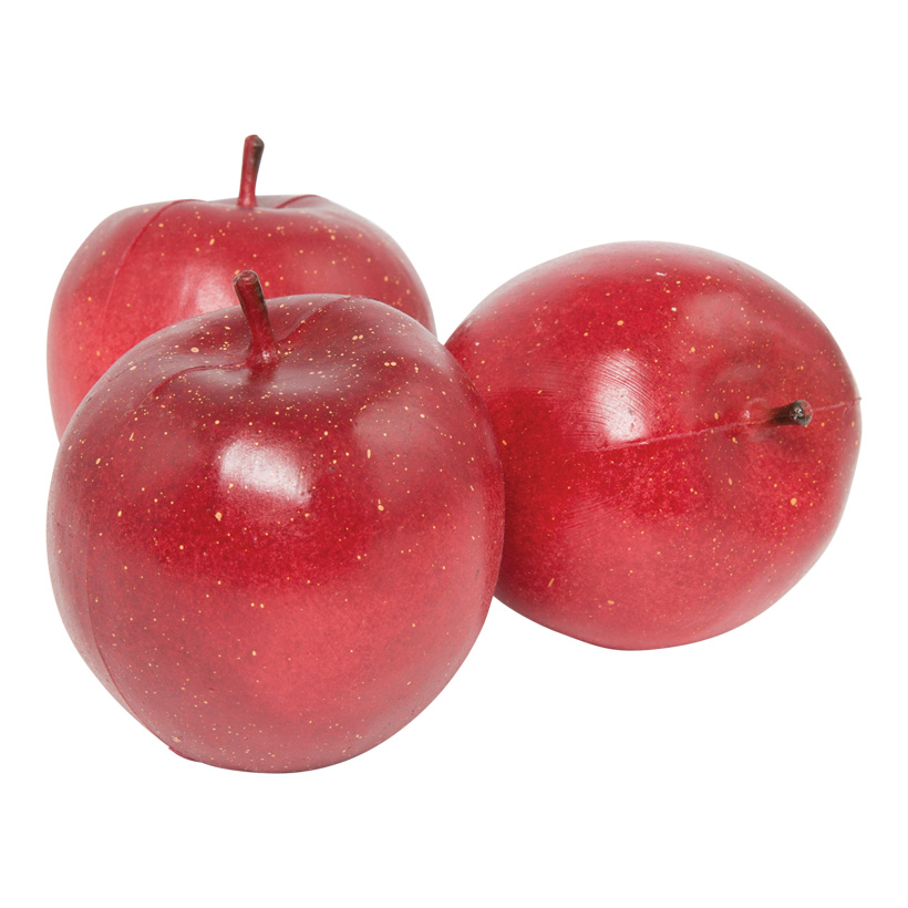 # Pomme, Ø 8cm, 3pcs./sachet, plastique