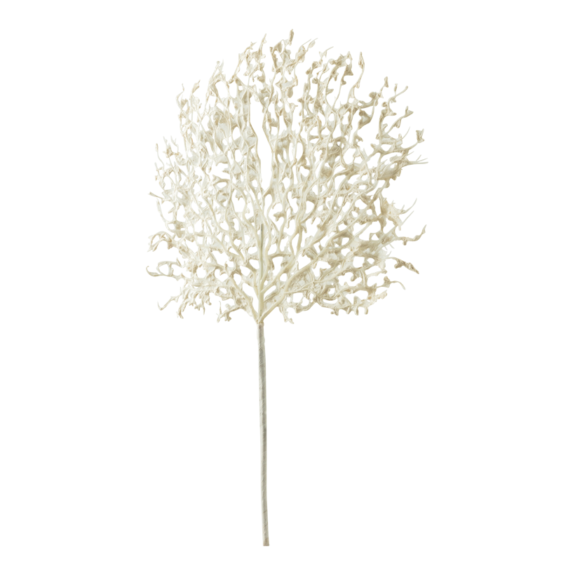 Coral branch, 58cm Ø 40cm, Stiel: 25cm out of plastic/paper, flexible