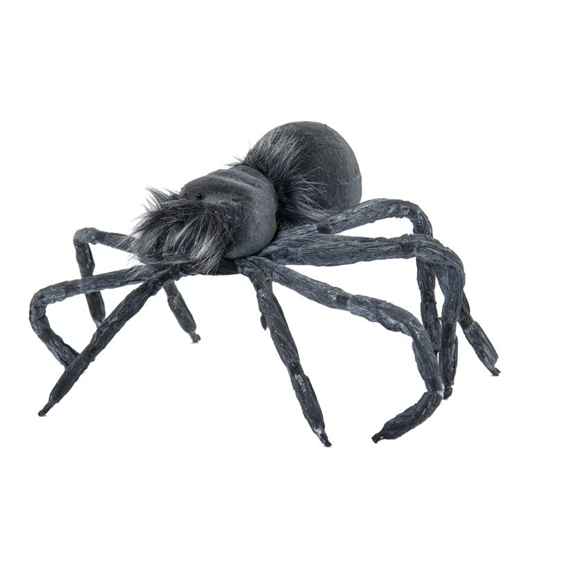 Spider, Ø58cm self-standing, made of latex & faux fur
