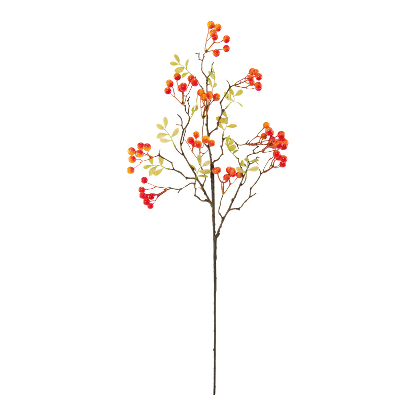 Branche de baies, 70x30cm en plastique/styropor