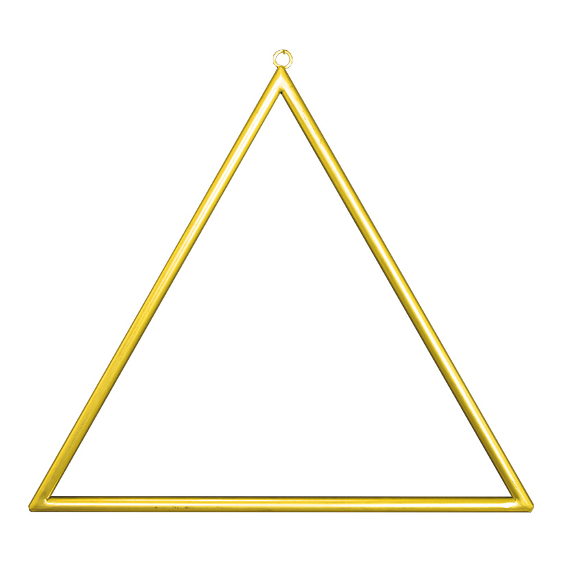 Metal frame, 45x45cm triangular, with hanger, to decorate