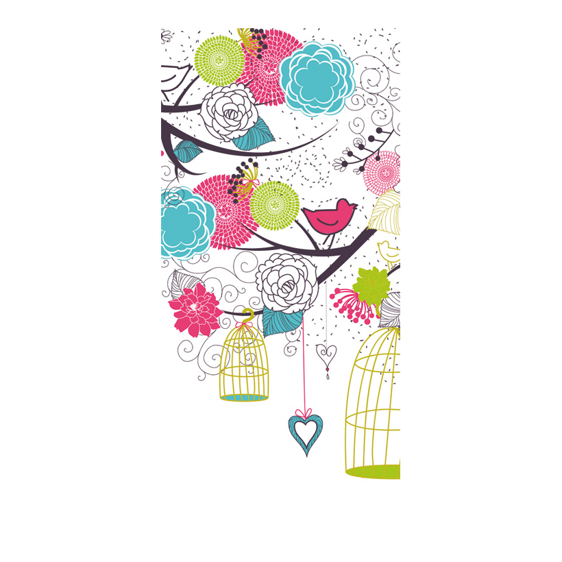 # Motivdruck "Birdie Romance", 180x90cm Stoff