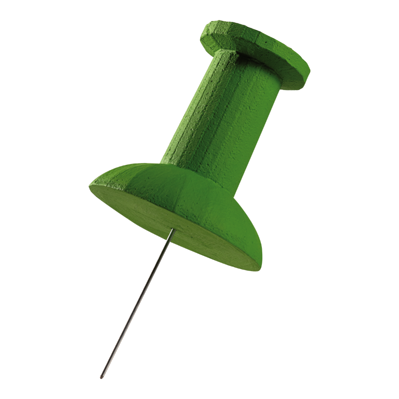 # Pinnadel, 35cm unten: Ø 11cm, oben: Ø 17,5cm aus Styropor/Metall