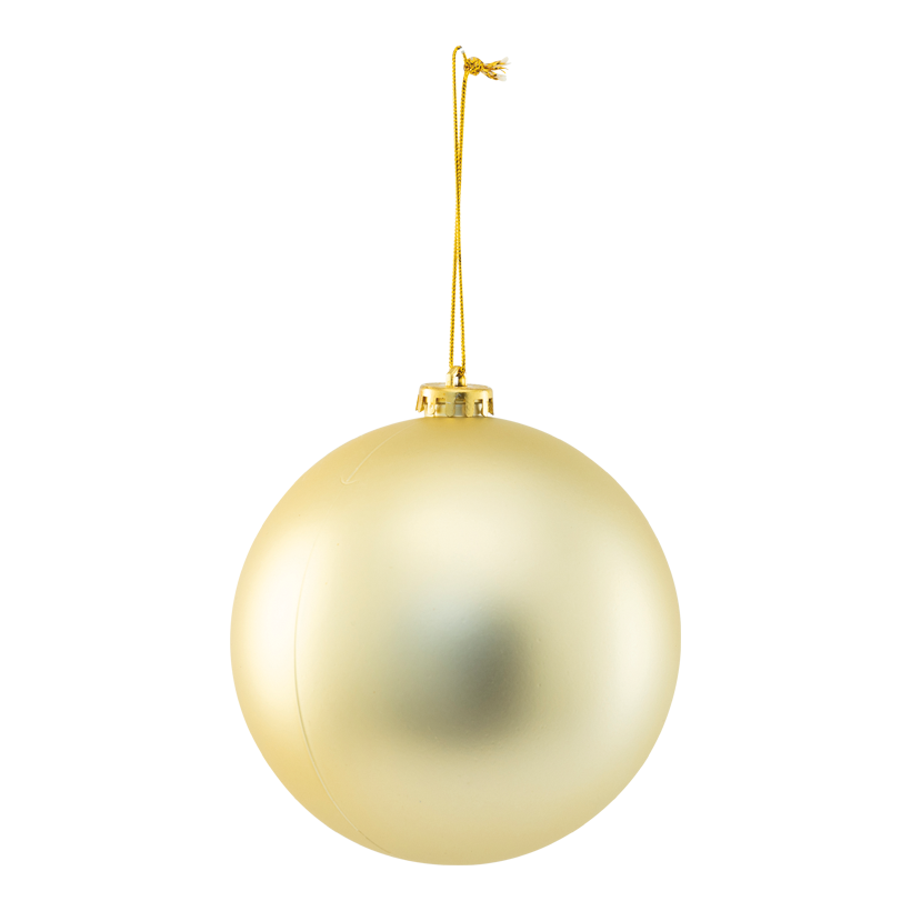 Weihnachtskugel, 14cm aus Kunststoff, matt