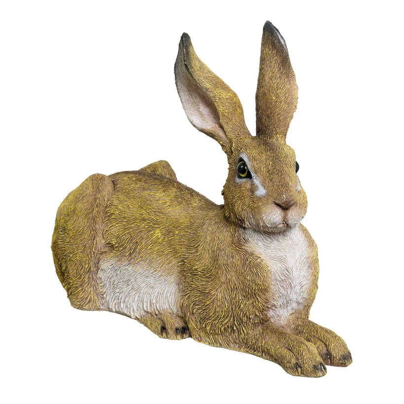 # Rabbit, lying, 36x28x16cm, polyresin, for in- and outdoor