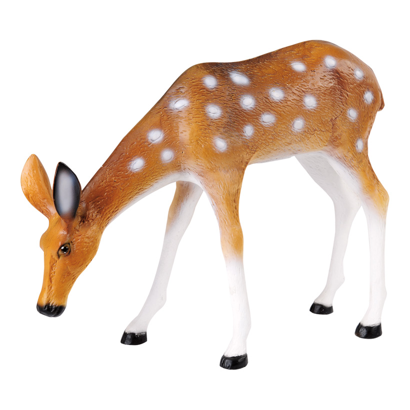 # Deer, browsing, 42x54x12cm, synthetic resin