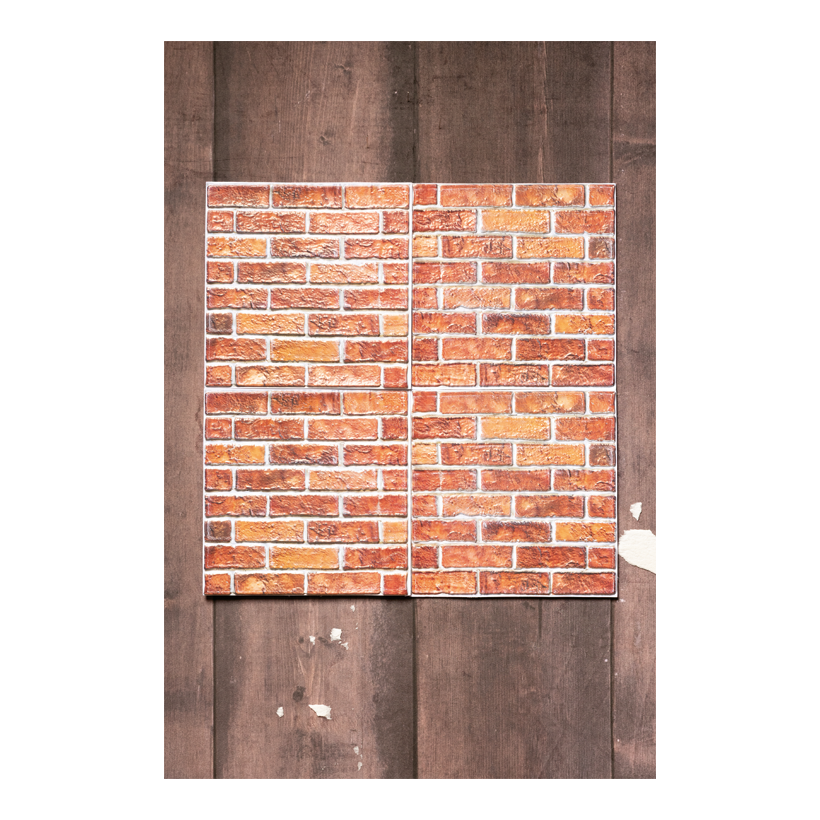 3D wall tile "brick tiles", 30x30cm out of plastic, self-adhesive