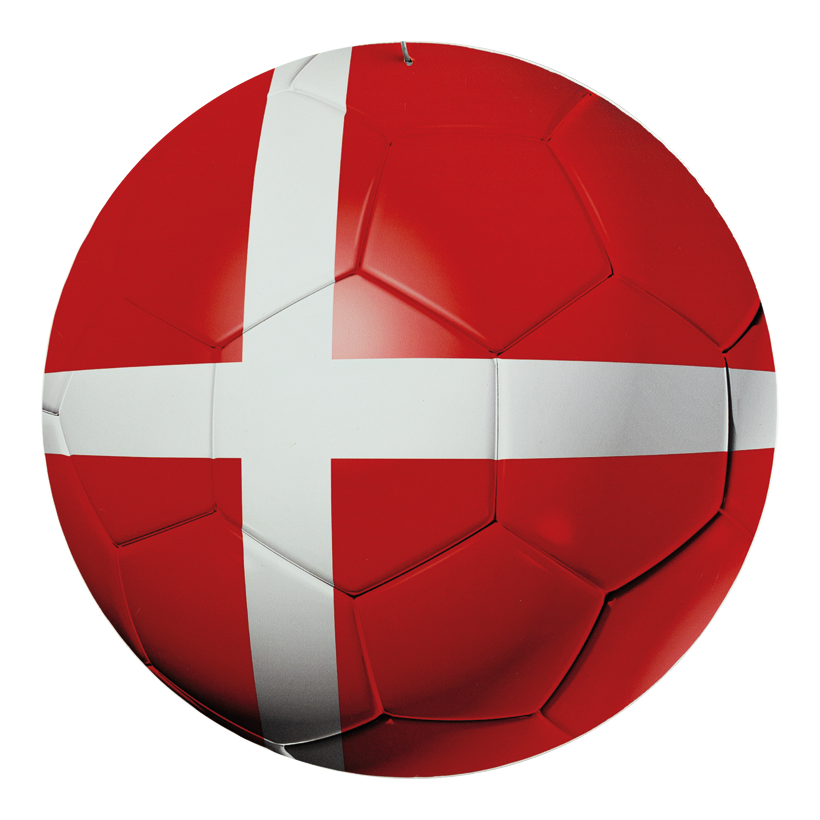 # Football, Ø 30cm en plastique, imprimé des deux faces, plat