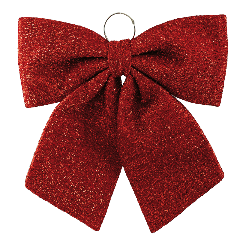 Noeud 48x44cm en tissu, scintillant, ‡ suspendre