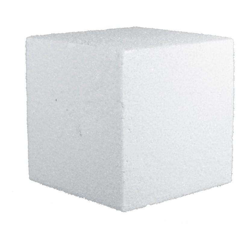 # Zuckerwürfel, 18x18x18cm, Styropor