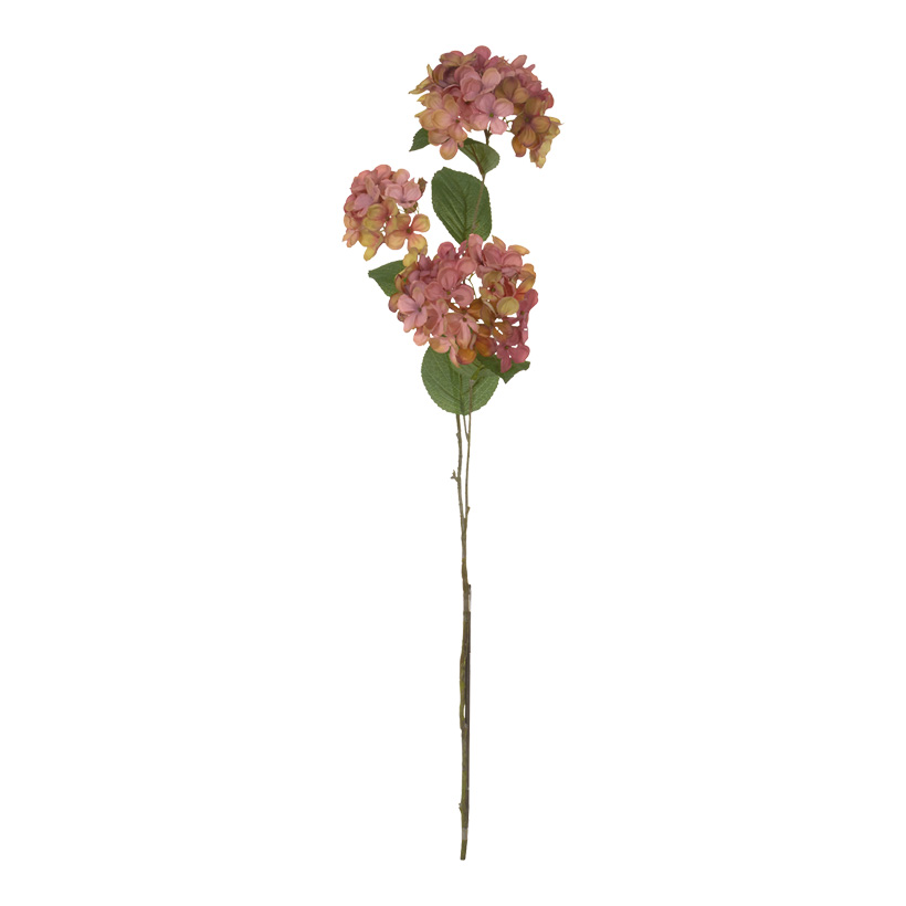 Hydrangea 85cm, 3-fold, fabric/plastic