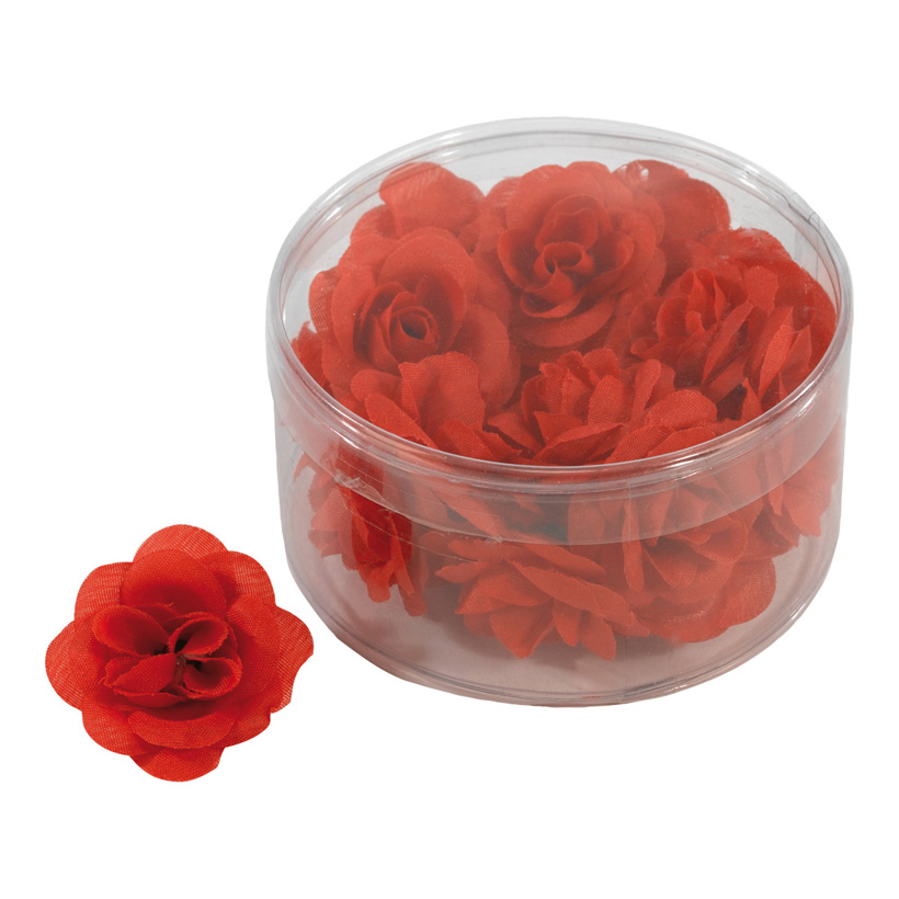 # Têtes de roses, 4,5cm, 20pcs./blister, soie artificielle