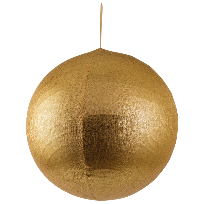 Textile ball, inflatable, Ø 40cm out of polyester, foldable, with zipper and hanger