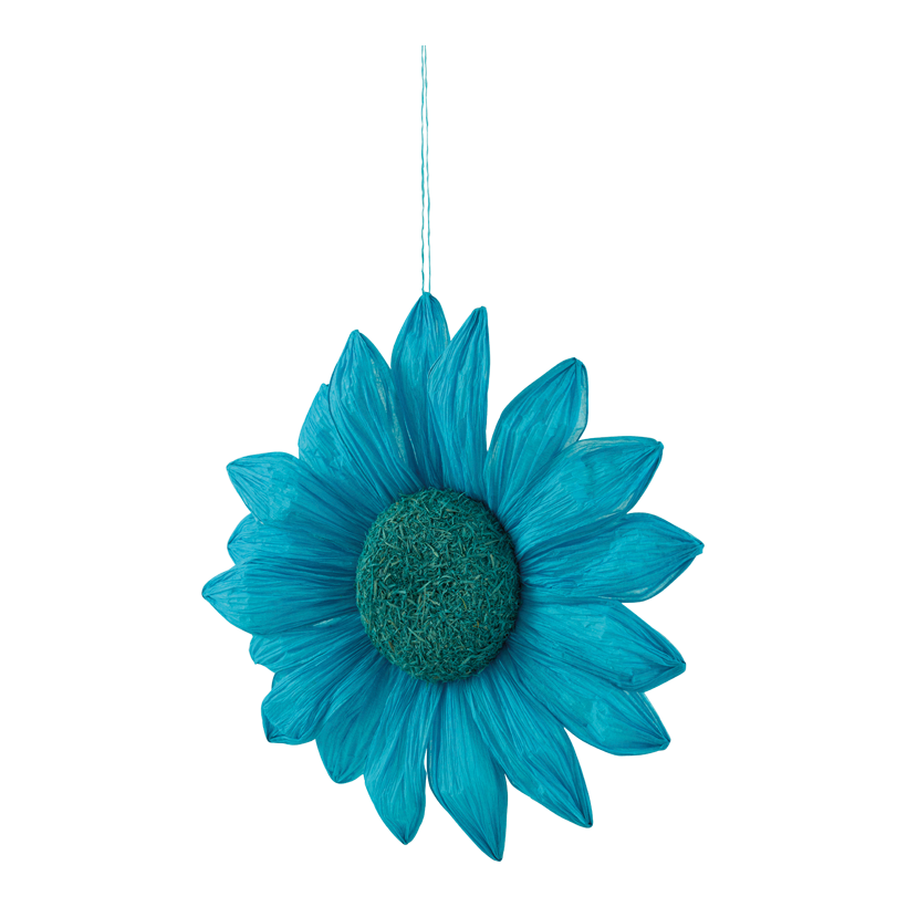 Flower out of paper, 30cm with hanger