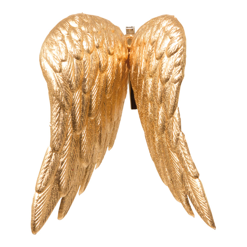 Angel wings, 15cm, 4pcs./blister, with clip, plastic