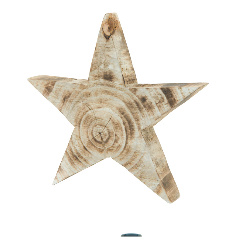 Stern, 27,5x29,5x4cm aus Holz, selbststehend