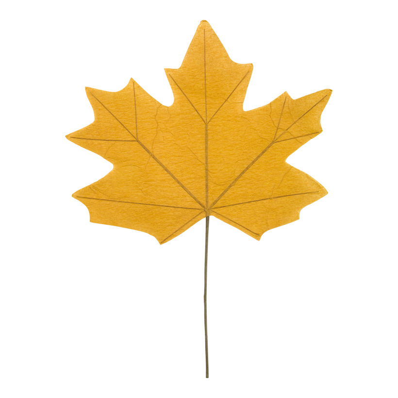 Maple leaf, 50x40cm Blattgröße: 33x40cm, Stiel: 23cm out of paper