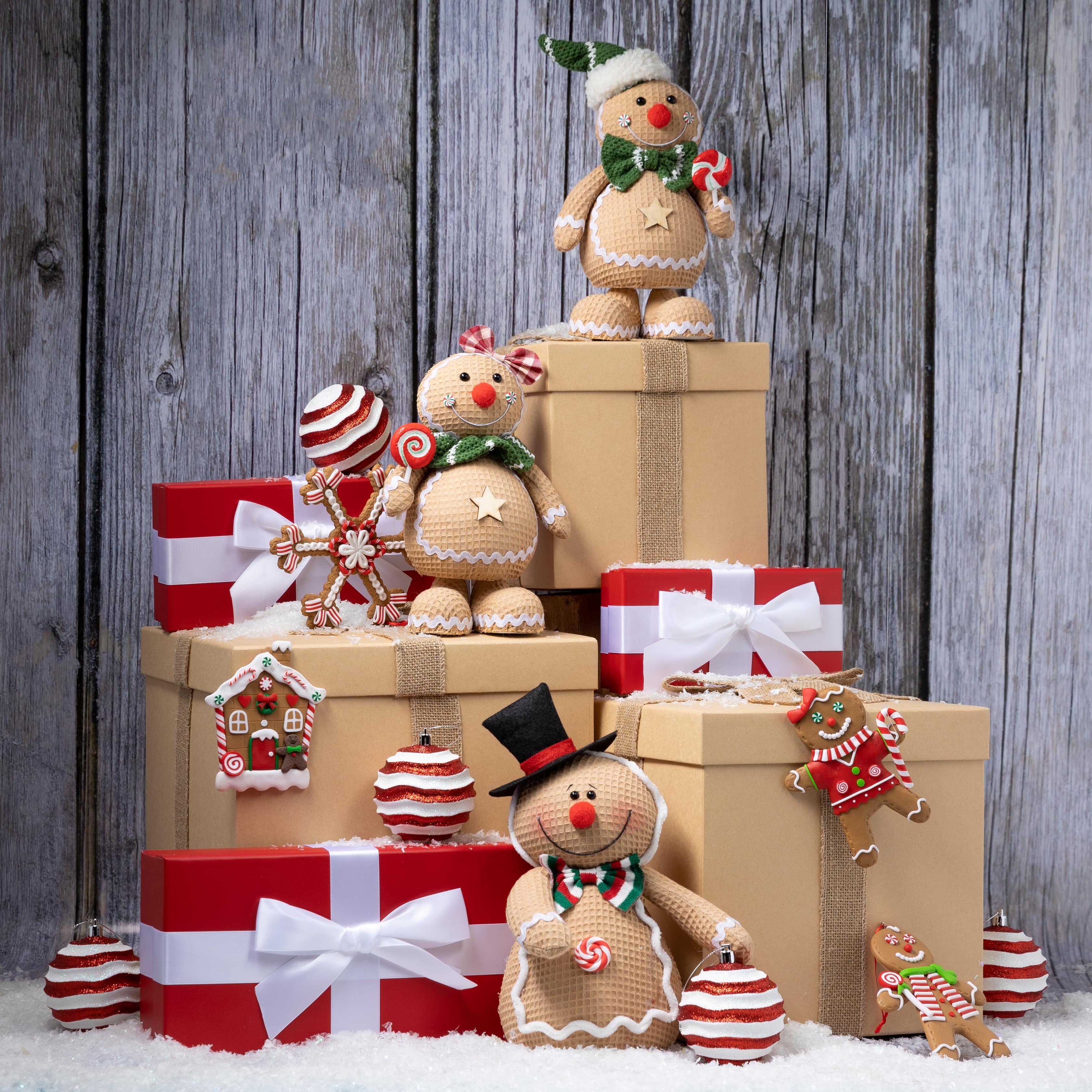 Lebkuchen und Geschenkpäckchen