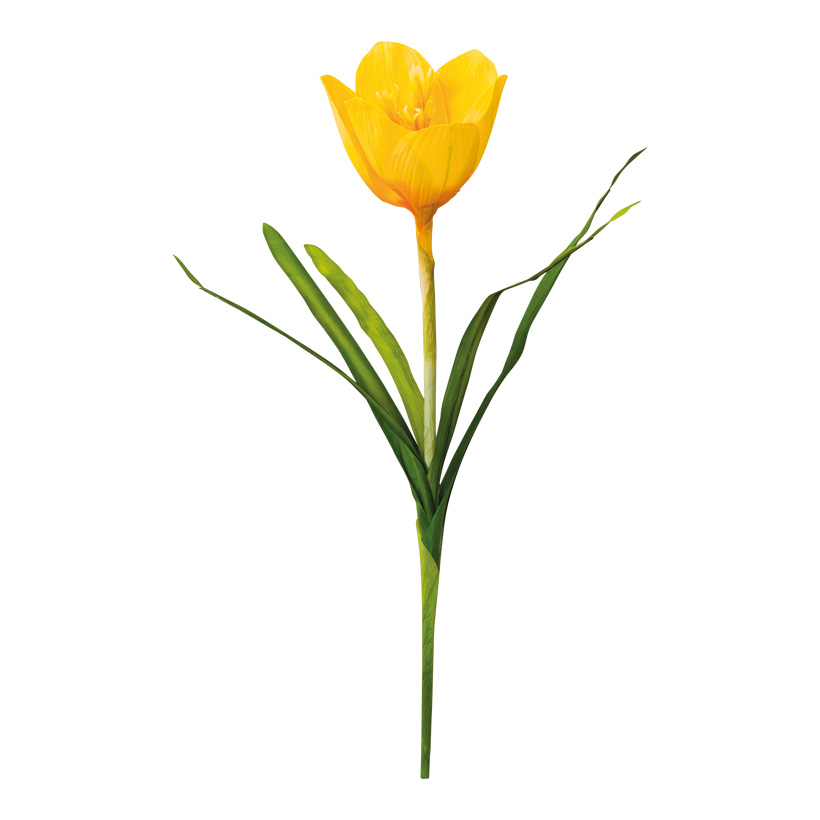 Krokus am Stiel, 70cm Blüte Ø 15cm aus Kunstseide/Kunststoff