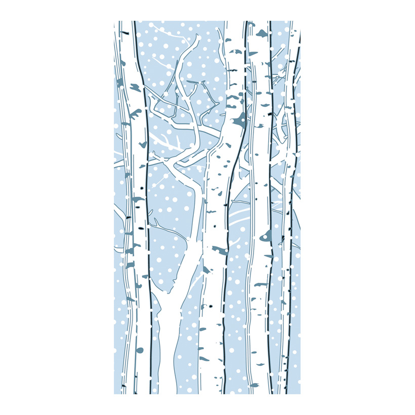 # Motif imprimé "Bouleaux dans la neige", 80x200cm papier