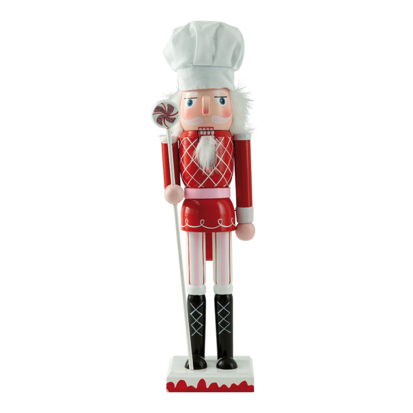 Nussknacker "Bäcker", 38cm 2-teilig, aus Holz